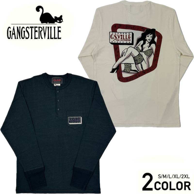 GANGSTERVILLE THE FETISHISM - L/S HENRY T-SHIRTS