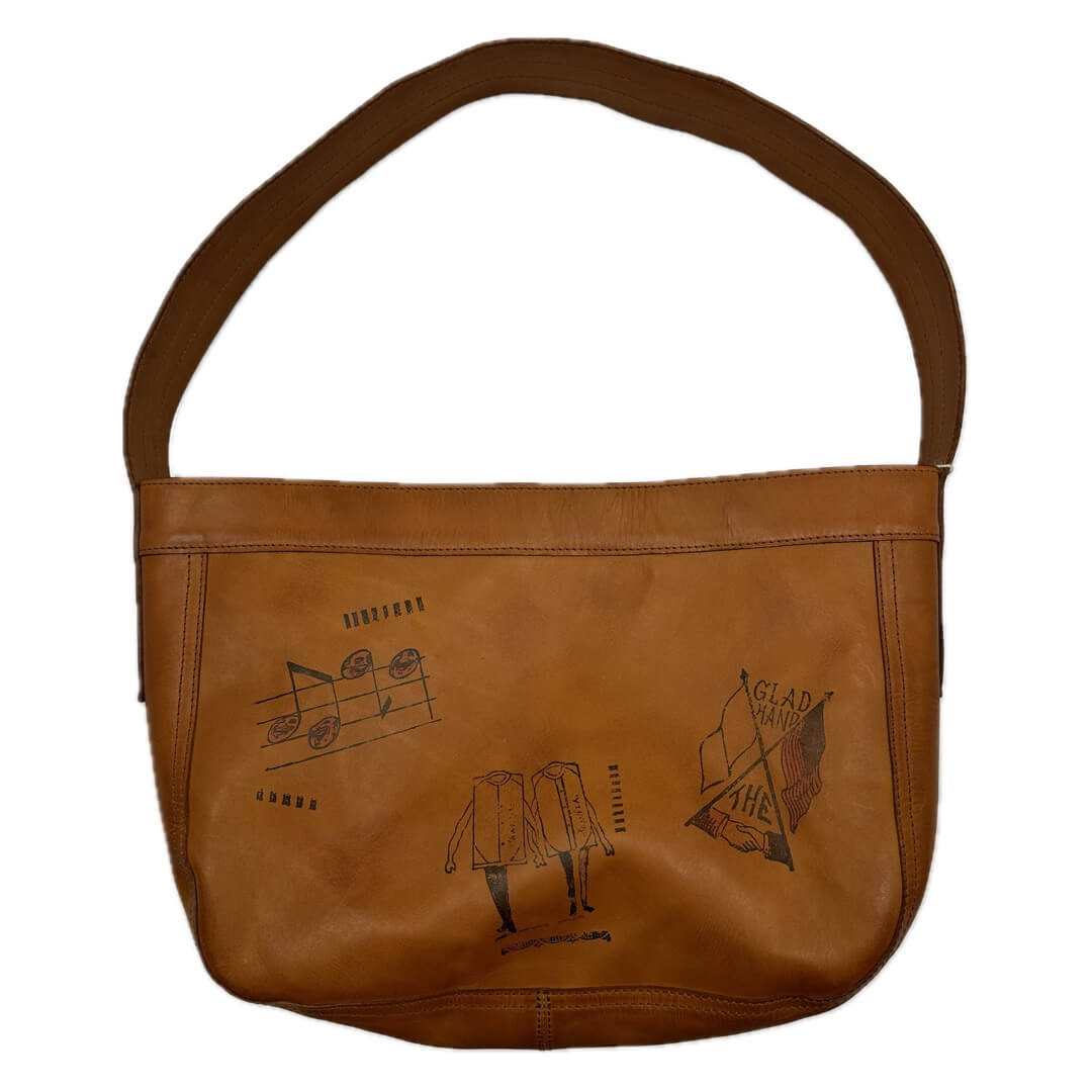 GLADHAND x VASCO LEATHER NEWS PAPER BAG 