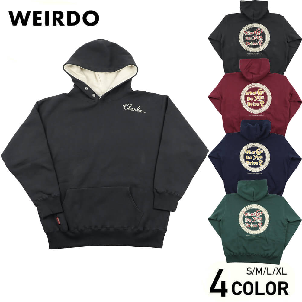 ウィアード プルオーバーパーカー スウェット メンズ WEIRDO NON SKID