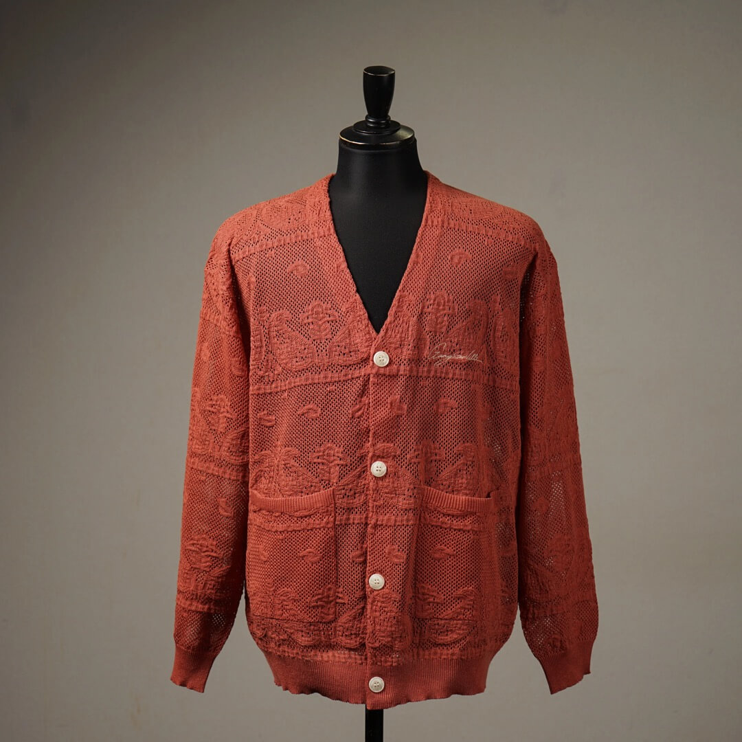 トップス GANGSTERVILLE /PAISLEY JQ KNIT CARDIGAN GANGSTERVILLE PAISLEY - JQ KNIT CARDIGAN | ブランド一覧
