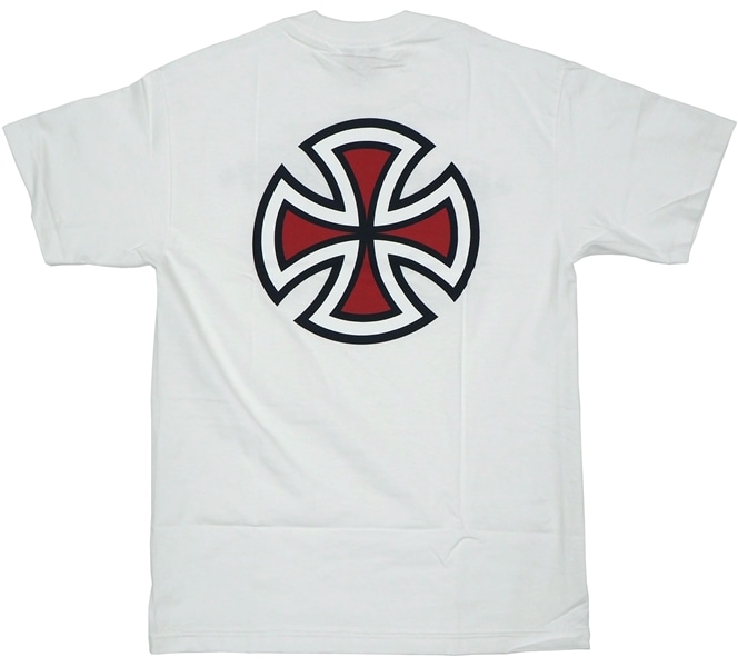 【Tシャツ スケートボード インディペンデント】Independent Bar Cross White