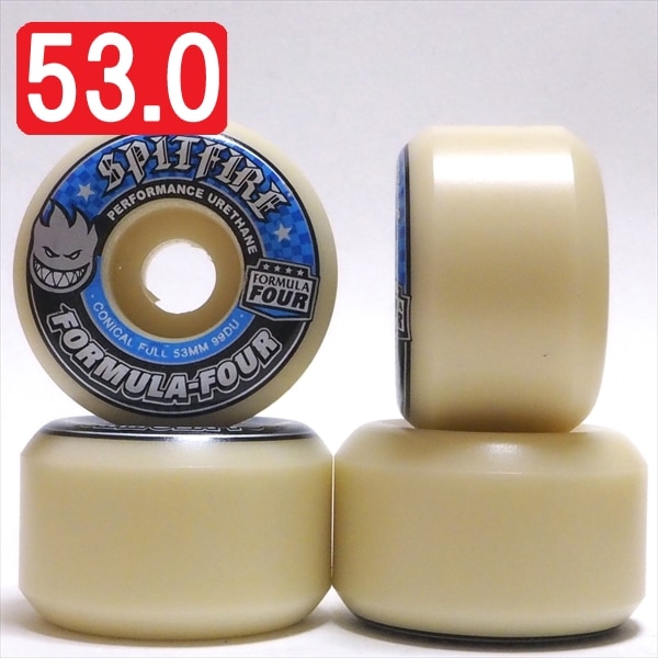 【53.0mm スケートボード ウィール スピットファイヤー】Spitfire F4 99A Conical Full 53mm