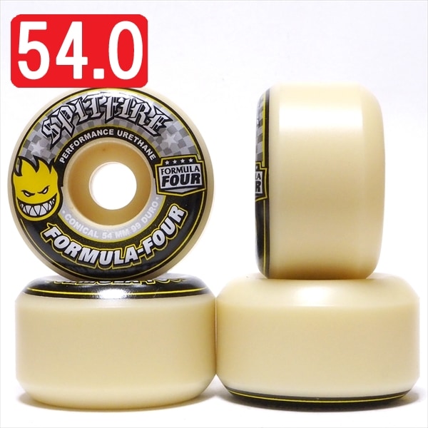 【54.0mm スケートボード ウィール スピットファイヤー】Spitfire F4 99A Conical 54mm New Color