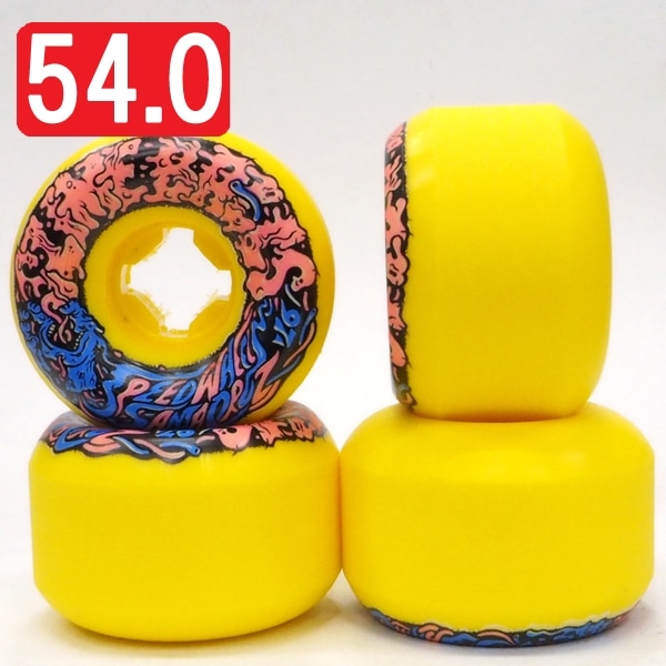 【54.0mm スケートボード ウィール スライムボール】Slime Balls Vomit Mini ll 97A 54.0mm Yellow