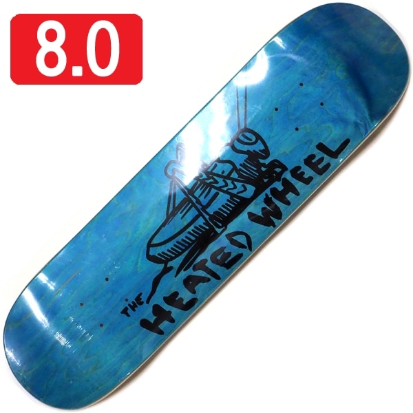 HEATED WHEEL 8.0 デッキ　team model デッキ,海外ブランドデッキ,THE HEATED WHEEL | R-F SKATE