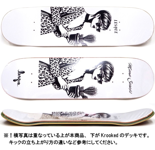 レスケ スケートボードデッキ TIGHTBOOTH PRODUCTION スケボー デッキ スケートボード LESQUE