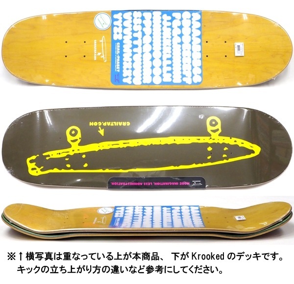 クレイルタップ　デッキ　girl chocolate スケボー GIRLとCHOCOLATEのスケートビデオアイテム