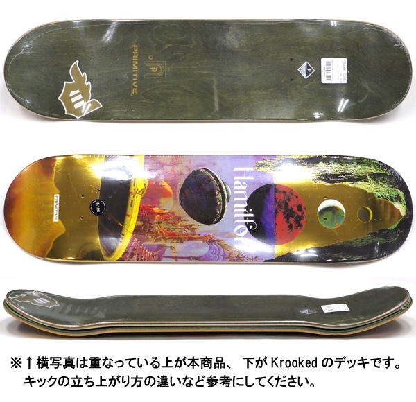 スケボー プリミティブ ハミルトン8.125 Dimension PRIMITIVE プリミティブ 8.125インチ スケボー デッキ Primitive