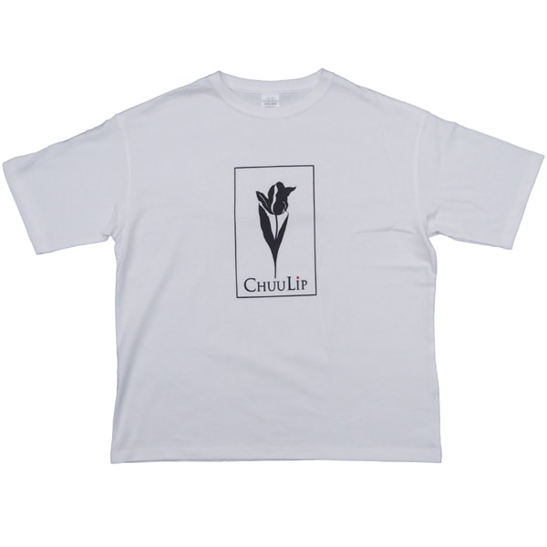 日本未入荷 CHUU★ ロゴ入りスポーティクロップTシャツ セール】ロゴ刺繍入りクロップドTシャツ（Tシャツ/カットソー