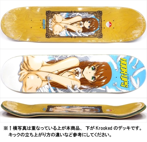 値下 未使用 デッキ スケートボード Hook-Ups Angel Girl 値下