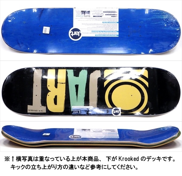 JART ジャート スケボー デッキ ARRAY ART DECK NO8
