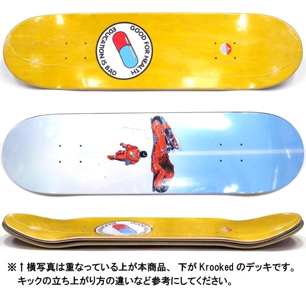 A*A様 希少 アキラ金田とバイクGREAT AMERICAN スケートボー