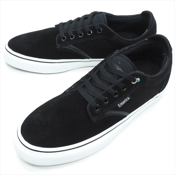 emerica 27cm エメリカ スケートボード スリッポン Emerica WINO G6 SLIP-ON BLACK / WHITE GOLD エメリカ