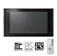 リンナイ　16V型　地上・BS・110度CSデジタルハイビジョン浴室テレビ　ブラック　DS-1600HV-B