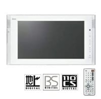 リンナイ　16V型　地上・BS・110度CSデジタルハイビジョン浴室テレビ　ホワイト　DS-1600HV-W