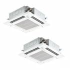 PLZX-ZRMP140HF5 三菱電機 業務用エアコン スリムZR 天井カセット4方向 i-スクエア 5馬力 同時ツイン 超省エネ 三相200V ワイヤード|三菱|パッケージエアコン