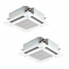 PLZX-ZRMP112HLF5 三菱電機 業務用エアコン スリムZR 天井カセット4方向 i-スクエア 4馬力 同時ツイン 超省エネ 三相200V ワイヤレス|三菱|パッケージエアコン