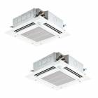 PLZX-ERMP160HLE4 三菱電機 業務用エアコン スリムER 天井カセット4方向 i-スクエア 6馬力 同時ツイン 標準省エネ 三相200V ワイヤレス|三菱|パッケージエアコン