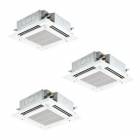 PLZT-ERMP160H4 三菱電機 業務用エアコン スリムER 天井カセット4方向 i-スクエア 6馬力 同時トリプル 標準省エネ 三相200V ワイヤード|三菱|パッケージエアコン