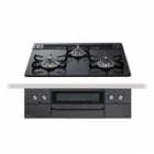 PD-829W-60GZ-13A WITHNA ウィズナ Blacｋ Line ブラックライン ビルトインコンロ 幅60cm パロマ マッティーブラック 【都市ガス】|パロマ|ビルトインガスコンロ