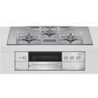 RHS72W38M13VCSTW-LPG DELICIA(デリシア) AC100V電源タイプ ビルトインコンロ 幅75cm リンナイ オーブン接続不可 プラチナミラーD 【プロパンガス】|リンナイ|ビ