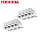 GWSB16014MUB 東芝 業務用エアコン スーパーパワーエコゴールド 天井カセット2方向 6馬力 同時ツイン 三相200V ワイヤード メーカー直送|パッケージエアコン