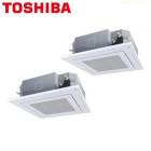 GUEB16011XU 東芝 業務用エアコン スマートエコneo 天井カセット4方向 6馬力 同時ツイン 三相200V ワイヤレス メーカー直送|パッケージエアコン