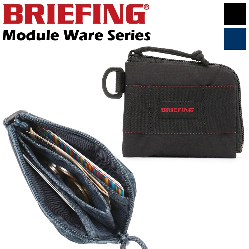 未使用 USA製BRIEFINGはブリーフィング コインケース 黒 BRIEFING - 未使用に近い ブリーフィング コインケース