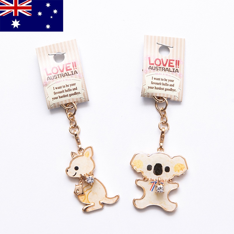 コアラ＆カンガルーチャーム 2個セット アクセサリ オーストラリア