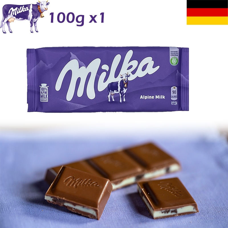 Milka ミルカ チョコレート 100g×1個 アルペンミルク チョコレート