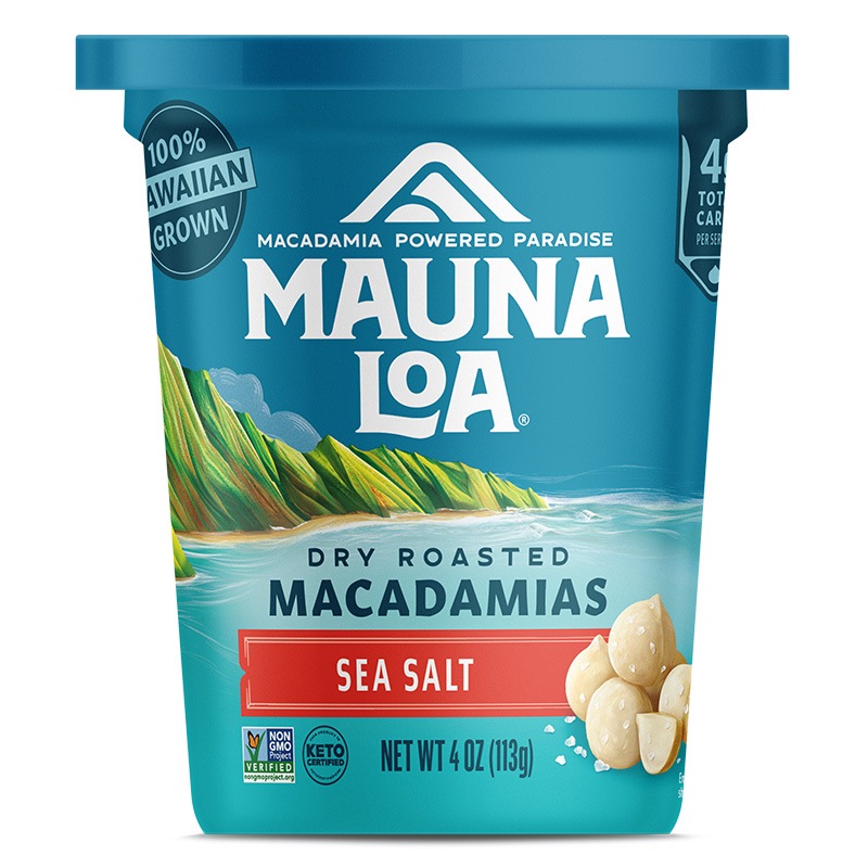 MAUNA LOA ハワイアンシーソルトマカダミアナッツカップ 113g HAWAIIAN