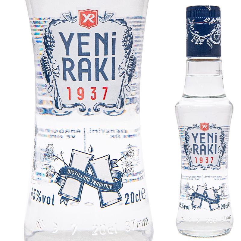 YENİ RAKI イエニラク 200ml スピリッツ アニス風味 ぶどう ブドウ