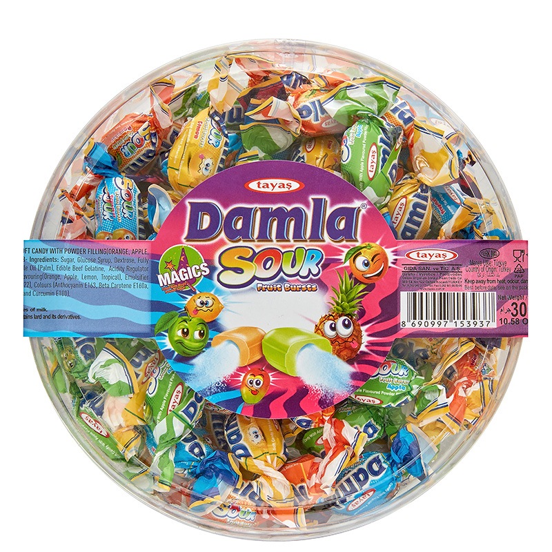 tayas タヤス ダムラサワー フルーツソフトキャンディ アソート 300g