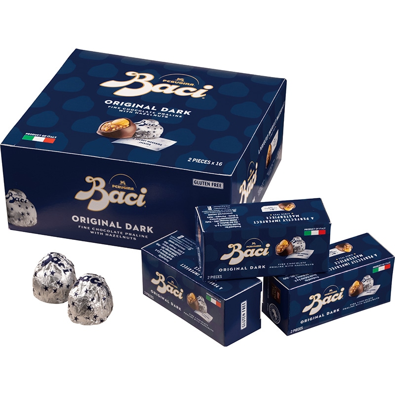 る*ん様 Baci ヘーゼルナッツチョコレート12piece×20箱セット 楽天市場】Baci バッチ オリジナル ダークチョコレート 10箱