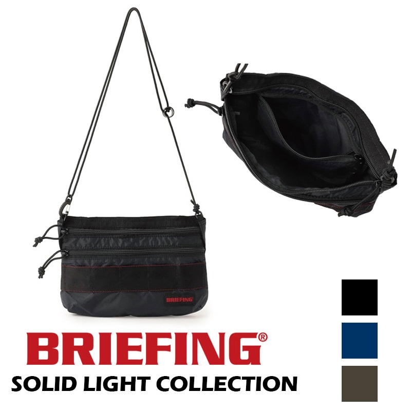 極美品✨BRIEFING ブリーフィング SACOCHE サコッシュ 黒 バッグ BRIEFING（ブリーフィング） 正規品 バッグ ショルダーバッグ WORK