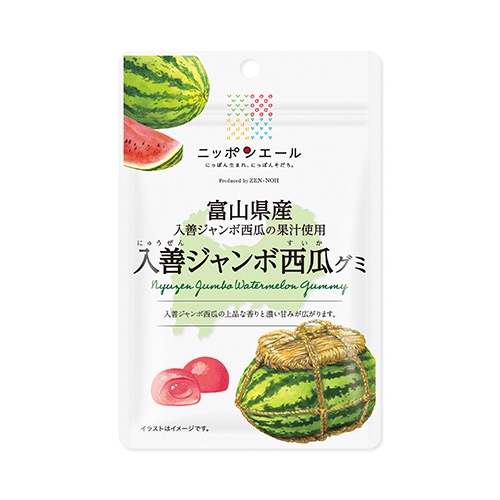 全農 ニッポンエール 富山県産入善ジャンボ西瓜グミ すいか スイカ ご