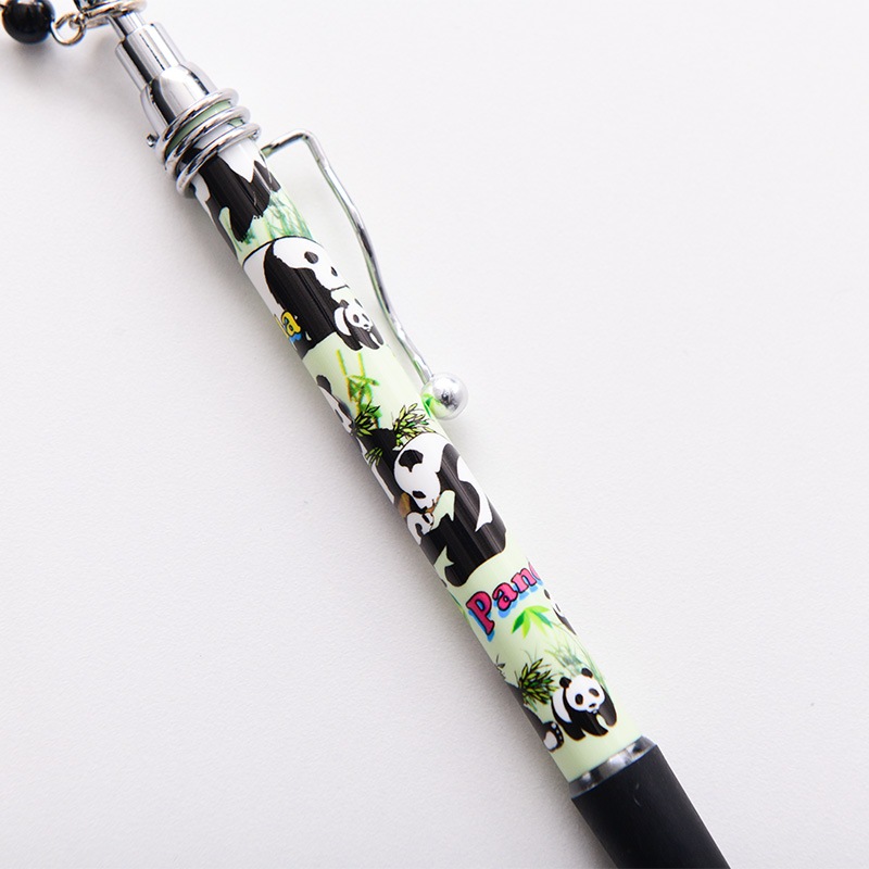 パンダボールペン 5本セット 大熊猫 モチーフ マスコット チャーム