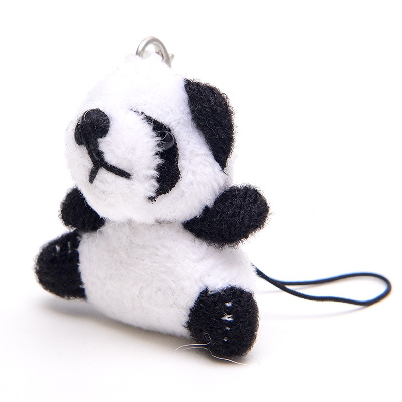 パンダマスコットストラップ 6個セット 大熊猫 モチーフ マスコット