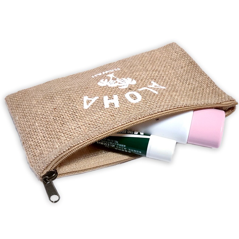ハワイ ジュートポーチ 3個セット 15×12cm ミニポーチ 小物入れ ハワイ