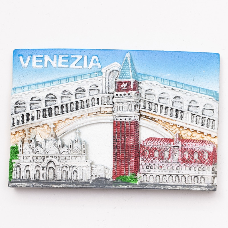 イタリアマグネット 4個セット コロッセオ ピサの斜塔 サンジョルジョ