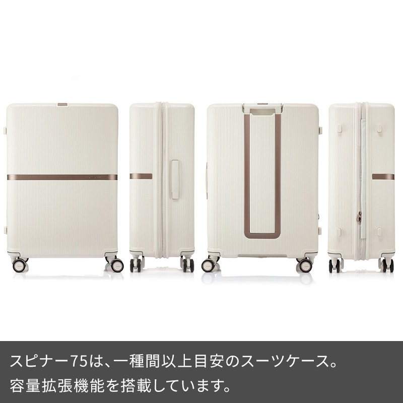 サムソナイト スーツケース 受託手荷物 ミンター スピナー75 EXP L