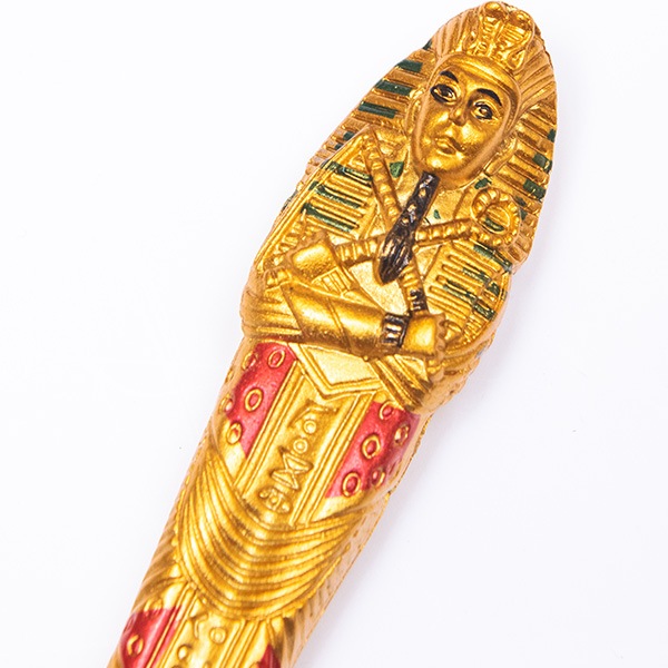 黄金のファラオボールペン5種セット 青インク 一色 1色 文房具 Egypt