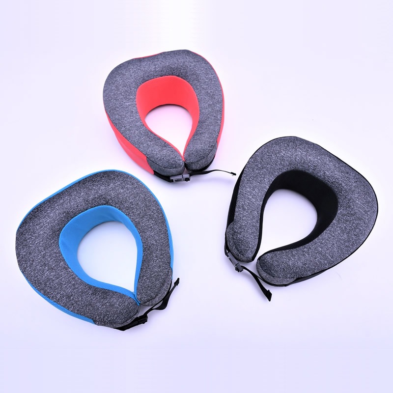 モバイル低反発ピロー 折り畳み 携帯型 カラビナ ウレタン 女性用