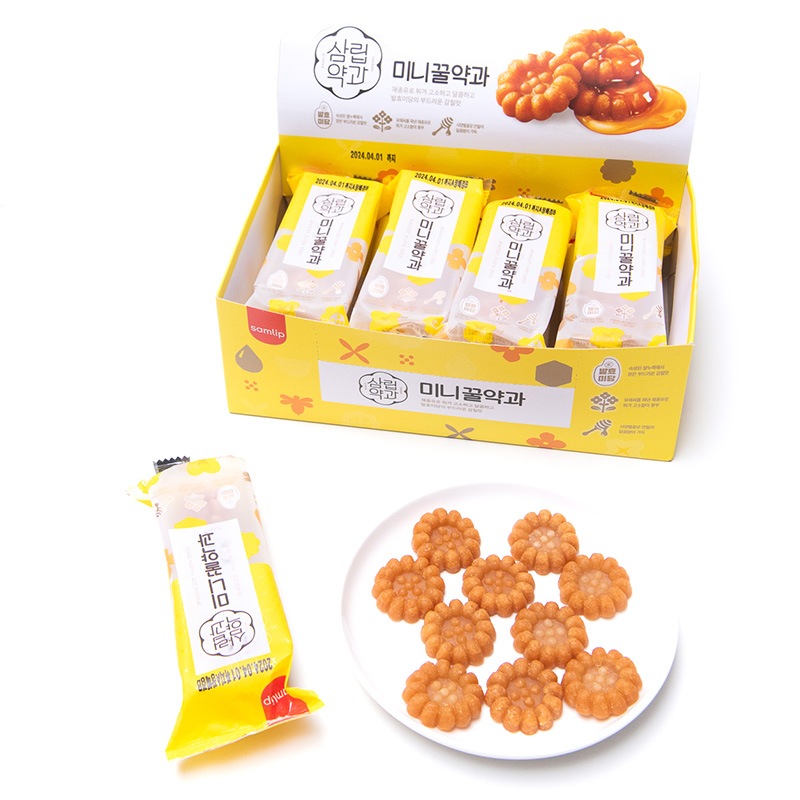 SPC ミニヤッカ 70g×10個セット 個包装 蜂蜜 はちみつ リング状 おやつ