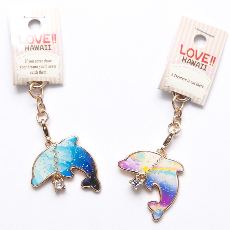 イルカチャーム 2個セット アクセサリ モチーフ いるか ハワイみやげ