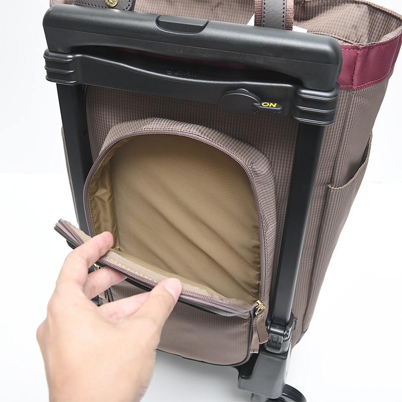 美品 SWANY スワニー ルバンド キャリーバッグ 4輪ストッパー付き リボン スワニー D-530 ルバンドII L21 19L 4輪ストッパー ソフト