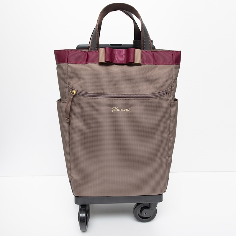 美品 SWANY スワニー ルバンド キャリーバッグ 4輪ストッパー付き リボン 000000000381_wADtetT.jpg
