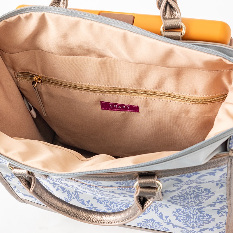 美品 スワニー D-543 ダマスコ TS15 4輪ストッパー付き ライトグレー 美品 スワニー D-543 ダマスコ TS15 4輪ストッパー付き ライトグレー