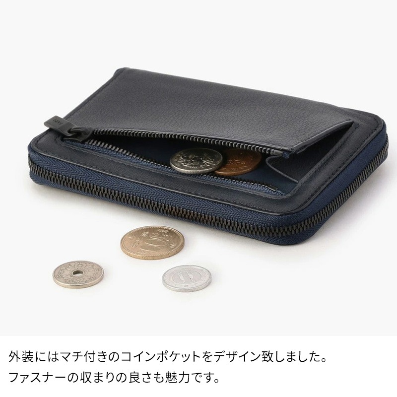 FARO Round Zip Wallet ファーロ ラウンドジップウォレット レザー