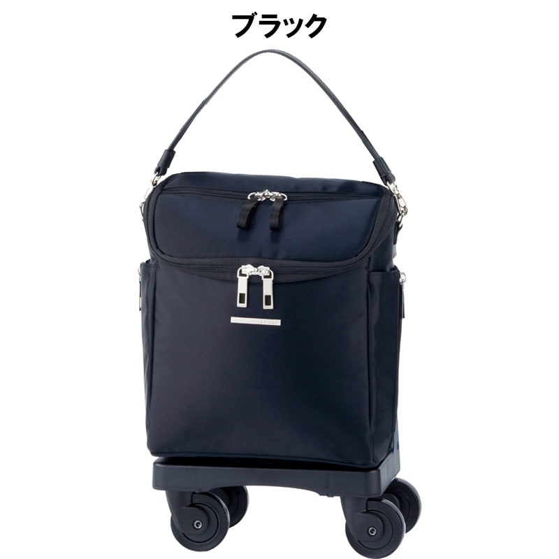 スワニー D-428 ジップV TS15 7L キャリーバッグ 4輪ストッパー